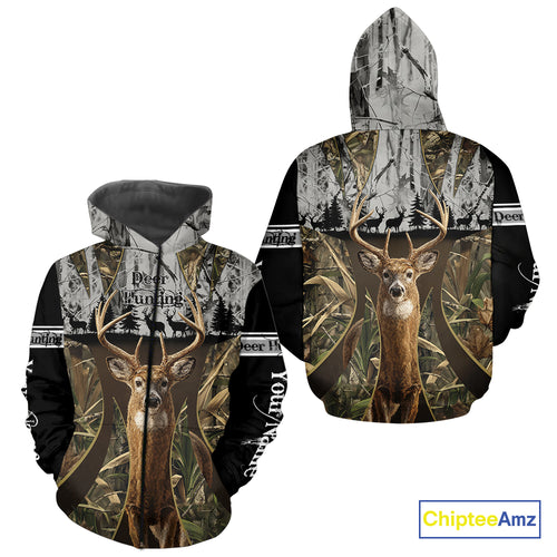 Best Custom Camouflage Deer Hunting Shirts for Men, Hunter Clothes, Gifts for Hunter NBT55