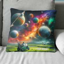 Load image into Gallery viewer, Golf Equipments In Space Custom Golf Pillow Personalized Golfing Gifts LDT1157