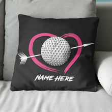 Load image into Gallery viewer, Custom Valentines Day Golf Gifts For Golfer Personalized Golf Pillow LDT1193