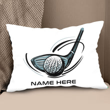 Load image into Gallery viewer, Golf Putter And Ball Custom Golf Throw Pillow Personalized Golfing Gifts LDT1207