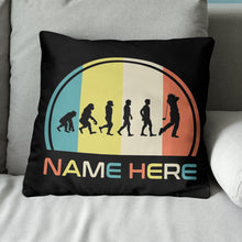 Load image into Gallery viewer, Multicolor Golf Evolution Custom Golf Throw Pillow Personalized Golfing Gifts LDT1228