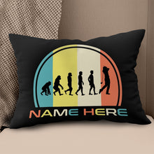 Load image into Gallery viewer, Multicolor Golf Evolution Custom Golf Throw Pillow Personalized Golfing Gifts LDT1228