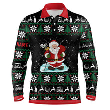 Load image into Gallery viewer, Christmas Santa Mens Golf Polo Shirt Customized Golf Shirts For Men Best Golf Gifts For Xmas LDT1042