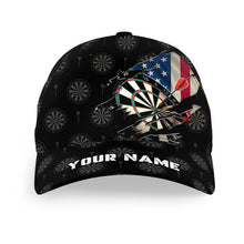Load image into Gallery viewer, Personalized American Flag Baseball Darts Hat Patriotic Darts Cap For Dart Team 4th Of July Darts Gifts LDT1293