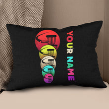 Load image into Gallery viewer, Multicolor Disc Golf Basket Custom Pillow Personalized Disc Golf Gifts LDT1092