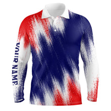 Load image into Gallery viewer, American Flag Mens Golf Polo Shirts Custom Patriotic Golf Shirts For Men Golfing Gifts LDT1344
