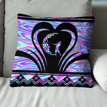 Load image into Gallery viewer, Golf Heart Rainbow Throw Pillow Best Golf Gifts For Golfer LDT1214