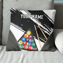 Load image into Gallery viewer, Personalized 3D Billiard Balls Pillow Custom 8 Ball Pillow Billiard Gift VHM0864