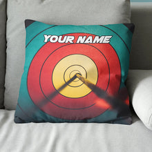 Load image into Gallery viewer, Personalized 3D Target Archery Pillow Custom Throw Pillow Archery Gifts VHM0858