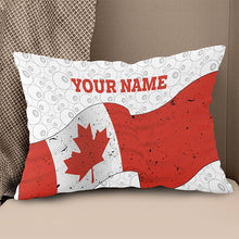 Load image into Gallery viewer, Personalized Canadian Flag 8 Ball Billiard Pillow Custom Billiards Gifts VHM0863