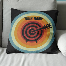 Load image into Gallery viewer, Personalized 3D Target Archery Pillow Custom Throw Pillow Archery Gifts VHM0866