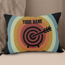 Load image into Gallery viewer, Personalized 3D Target Archery Pillow Custom Throw Pillow Archery Gifts VHM0866