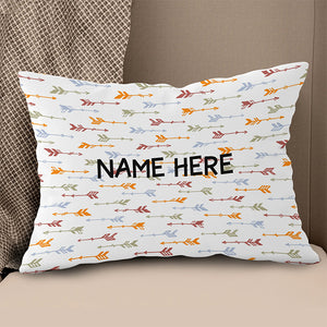 Personalized Arrows Archery Throw Pillow Custom Gifts For Archery Lovers VHM0942