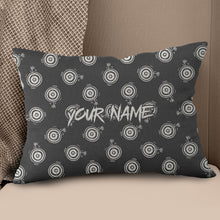 Load image into Gallery viewer, Personalized Black Doodle Archery Pillow Custom Gifts For Archery Lovers VHM0874