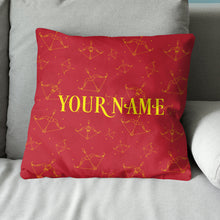 Load image into Gallery viewer, Personalized 3D Red Bow Arrow Archery Pillow Custom Archery Gifts Ideas VHM0872