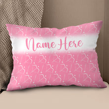 Load image into Gallery viewer, Personalized Pink Bow And Arrow Archery Throw Pillow Top Valentine Gifts VHM0946