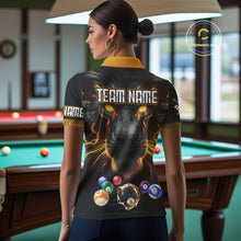 Load image into Gallery viewer, Personalized Lion Billiard Shirts For Women Custom 3D Printed Billiard Balls Team Jerseys Uniform TDM2178