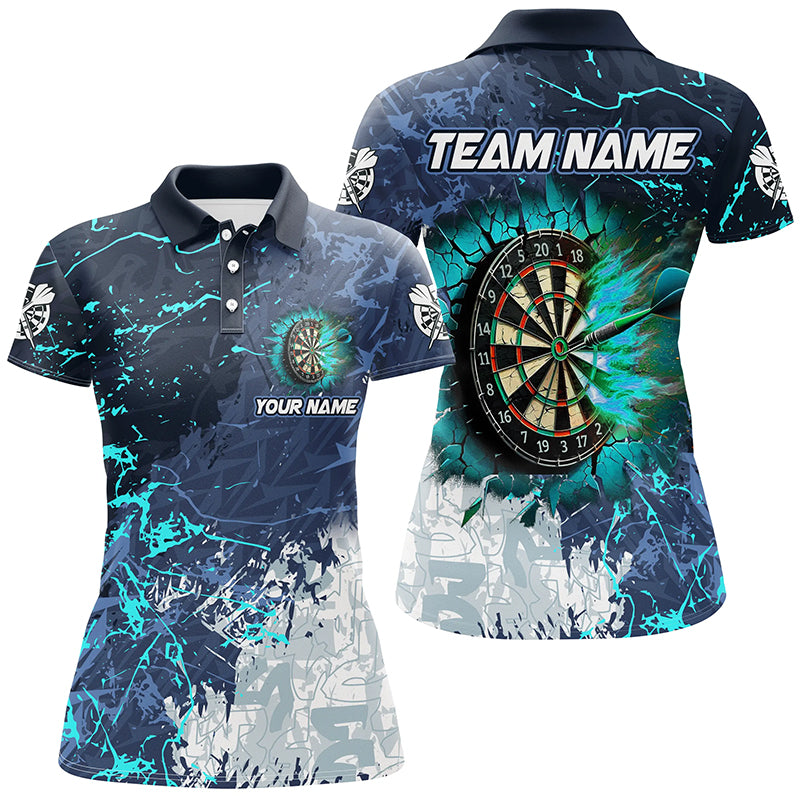 Grunge Break Dartboard Custom 3D Printed Darts Shirts For Women, Best Darts Apparel Team Jerseys TDM2189