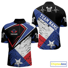 Load image into Gallery viewer, Personalized Grunge Texas Flag Darts Shirt For Men Custom Patriotic Texas Darts Team Jersey TDM5420