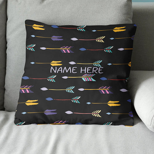 Colorful Archery Arrows Throw Pillow Best Customized Archery Cute Pillow TDM0894