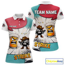 Load image into Gallery viewer, Funny Beer 8 Ball Billiard Shirt For Women Custom Pool Team Jersey Polo &amp; 1/4 Zip, Billiard Outfit TDM6053