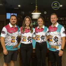 Load image into Gallery viewer, Funny Beer 8 Ball Billiard Shirt For Women Custom Pool Team Jersey Polo &amp; 1/4 Zip, Billiard Outfit TDM6053
