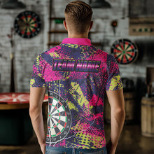 Load image into Gallery viewer, Personalized Grunge Colorful Lightning Darts Shirts For Men Custom Dart Jerseys Funny Darts Outfit TDM3543