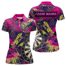 Load image into Gallery viewer, Grunge Colorful Lightning Darts Shirts For Women Custom Funny Dart Jersey TDM3543
