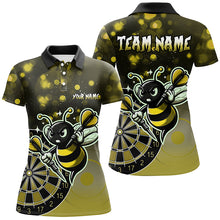 Load image into Gallery viewer, Personalized Yellow Darts Bee Custom Darts Shirts For Women, Funny Darts Apparel, Best Darts Gifts TDM2200