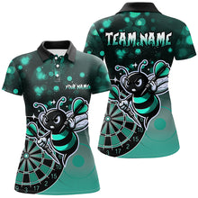 Load image into Gallery viewer, Personalized Turquoise Darts Bee Custom Darts Shirts For Women, Funny Darts Apparel, Best Darts Gift TDM2201