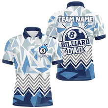 Load image into Gallery viewer, Personalized Multi-Color Billiard Dad Shirts Jerseys Custom Billiard Personal Father's Day Gifts TDM1609