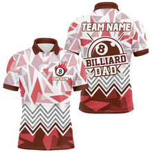 Load image into Gallery viewer, Personalized Multi-Color Billiard Dad Shirts Jerseys Custom Billiard Personal Father's Day Gifts TDM1609