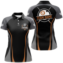 Load image into Gallery viewer, Personalized 8 Ball Pool Billiard Polo &amp; Quarter-Zip For Women, Best Billiard Team Shirt Pool Jerseys TDM2998