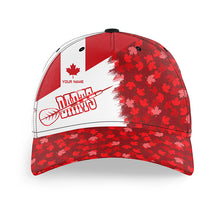 Load image into Gallery viewer, Personalized Darts Canada Flag Vintage Darts Cap, Patriotic Darts Hat Gifts For Darts Lovers TDM1631