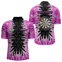 Load image into Gallery viewer, Personalized Darts Board Pink Icy 3D Printed Men Dart Shirts Custom Cool Dart Jerseys For Team TDM3583