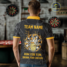 Load image into Gallery viewer, Funny Darts And Beer Aim For Fun Drink For Cheer Custom Men Darts Shirts, Drinking Darts Jerseys TDM4380