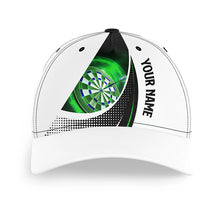 Load image into Gallery viewer, Personalized Green Dartboard 3D Printed Skull Darts Baseball Cap Custom Darts Hat Gift For Darts Lover TDM2261