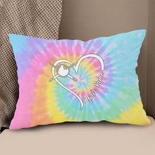 Load image into Gallery viewer, Colorful Tie Dye Billiard Pillow Custom Name Throw Pillow Billiard Gifts TDM0761