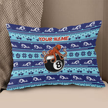 Load image into Gallery viewer, Personalized Pillows Funny Ball 8 Wave Pattern, Billiard Throw Pillows TDM0783