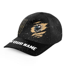 Load image into Gallery viewer, Customized Grunge American Flag 8 Ball Pool Billiard Caps, Patriotic Billiard Hats For Pool Player TDM1113
