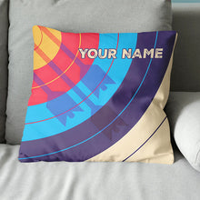 Load image into Gallery viewer, Archery Target Arrow Shadow Pillows Custom Throw Pillows Archery Gifts TDM0800