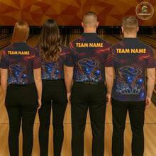 Load image into Gallery viewer, Funny Neon Tornado Pin Bowling Shirt For Women Custom Bowling Team Jersey Polo &amp; 1/4 Zip TDM6148
