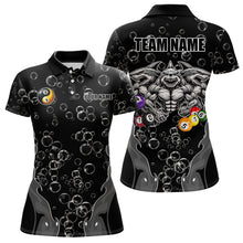 Load image into Gallery viewer, Personalized Funny Sharks 3D Pool Balls Billiard Shirts For Women Custom 8 &amp; 9 Ball Billiard Jerseys TDM3628