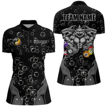 Load image into Gallery viewer, Personalized Funny Sharks 3D Pool Balls Billiard Shirts For Women Custom 8 &amp; 9 Ball Billiard Jerseys TDM3628