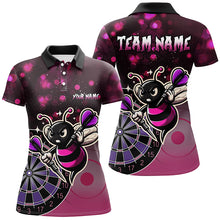 Load image into Gallery viewer, Personalized Pink Darts Bee Custom Darts Shirts For Women, Funny Darts Apparel, Best Darts Gifts TDM2105