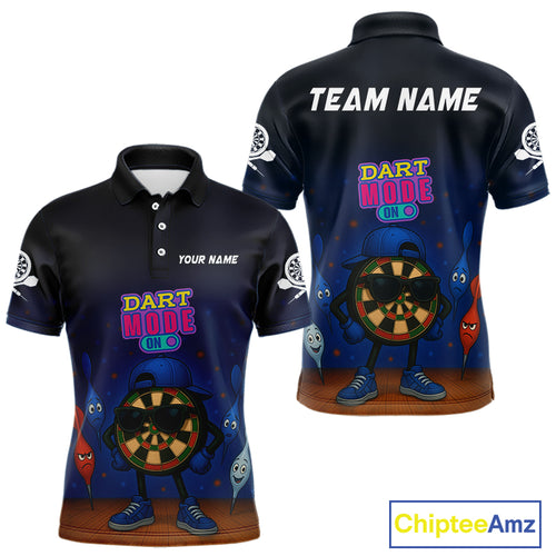 Funny Dartboard Dart Mode On Custom Dart Shirts For Men, Darts Jerseys Outfit, Darts Gifts  TDM4075