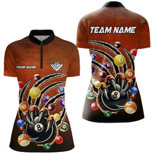 Load image into Gallery viewer, Personalized Funny Billiard Claws 3D Printed Women Billiard Shirts Custom Billiard Balls Team Jerseys TDM1908