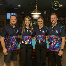Load image into Gallery viewer, Funny Colorful Tornado 8 Ball Billiard Shirt For Women Custom Pool Team Shirt, Billiard Jersey TDM5574