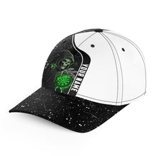 Load image into Gallery viewer, Personalized Green Grim Reaper Dart Hats Custom 3D Printed Baseball Dart Caps, Darts Gifts TDM2625
