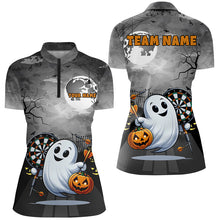 Load image into Gallery viewer, Funny Ghostly Halloween Darts Shirt For Women Custom Halloween Gifts For Darts Lover TDM2628